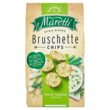 Maretti tejföl és hagyma ízesítésű pirított kétszersült kenyérkarikák 70 g előétel és snack