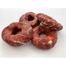  Marhahússal és tőkehallal csomagolt korong 0,5kg jutalomfalat kutyáknak