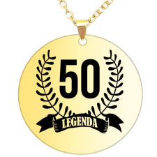Maria King 50 legenda – medál (tetszőleges számmal) lánccal vagy kulcstartóval medál