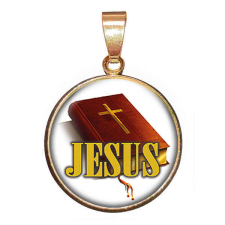 Maria King Biblia-Jesus – medál lánccal vagy kulcstartóval medál