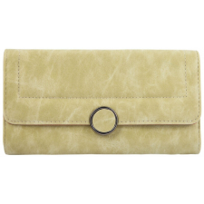  Maria King designbőr pénztárca, sárga (10x20 cm) pénztárca