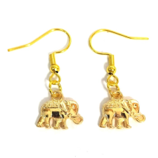 Maria King Elefántos fülbevaló, választható arany vagy ezüst színű akasztóval fülbevaló