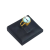 Maria King Fekete cicás üveglencsés gyűrű, választható arany és ezüst színben