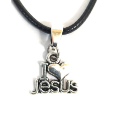 Maria King I Love Jesus medál lánccal vagy kulcstartóval medál