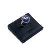 Maria King Kék-arany üveglencsés gyűrű, választható arany és ezüst színben