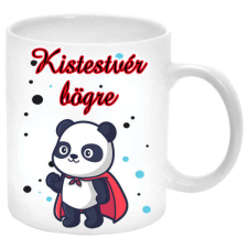 Maria King Kistestvér pandás Bögre (feliratozható) bögrék, csészék