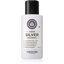 Maria Nila Sheer Silver Shampoo sampon a sárga tónusok neutralizálására 100 ml sampon