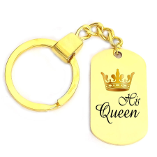 MariaKing His Queen kulcstartó, választható több formában és színben kulcstartó
