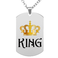 MariaKing King medál lánccal, választható több formában és színben nyaklánc