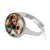 MariaKing Maci Love gyűrű, ezüst színben (állítható méret)