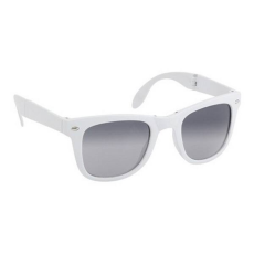 MariaKing Összecsukható vastagkeretes napszemüveg, UV400, fehér