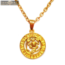 MariaKing Rák-Horoszkóp medál lánccal, arany színű nyaklánc
