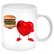 MariaKing Szívecske hamburgerrel Bögre bögrék, csészék