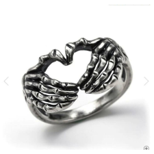 MariaKing Szívet formáló kéz gyűrű, több méretben gyűrű