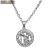 MariaKing Vízöntő-Horoszkóp medál lánccal, ezüst színű