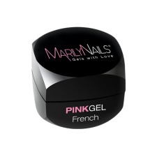 MarilyNails - HEMA FREE - FRENCH - PINKGEL - Enyhén fedő rózsaszín építő zselé - 40ml - THF fényzselé