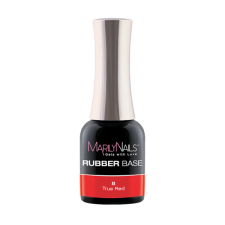 MarilyNails - RUBBER BASE - 8 - True Red - 7ml - HF lakk zselé