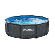 Marimex Florida 366x99cm rattan mintás Fémvázas medence (10340213) #szürke medence