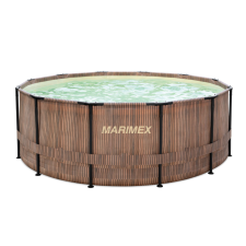 Marimex Florida medence 3,66x0,99 m szkimmerrel – TEAK mintázat medence