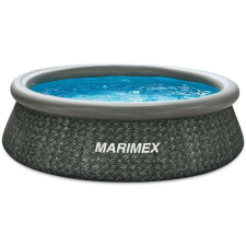 Marimex Tampa 366x91cm Puhafalú rattan mintás medence (10340218) - szürke medence