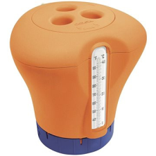 Marimex Úszó klóradagoló hőmérővel - narancssárga medence kiegészítő