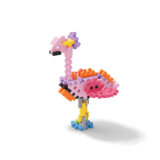 MARIOINEX Mini Waffle Nature Flamingo 50 darabos építő készlet (906125) kreatív és készségfejlesztő
