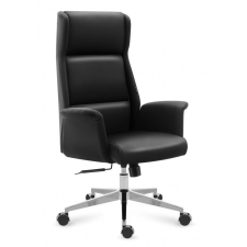 Mark Adler Modern főnöki i forgószék ,ergonomikus irodai szék, műbőr, fekete forgószék