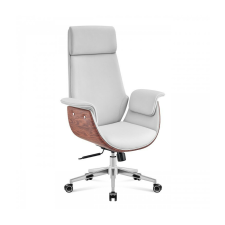 Mark Adler Premium főnöki i forgószék, kényelmes ,modern, műbőr, fehér forgószék
