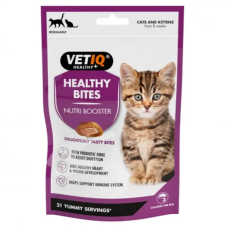 Mark&Chappell VetIQ Healthy Bites Nutri Booster 65 g jutalomfalat macskáknak