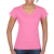 marka-logok-kicsi/gildan.jpg Női póló Csapott ujjú Gildan Ladies Softstyle V-Neck T-Shirt - S, Azálea (világos rózsaszín)