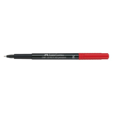 Marker Faber-Castell permanent S piros filctoll, marker