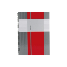 MARKER Spirálfüzet A4, 80lap vonalas, keményfedelű Marker Linear filctoll, marker