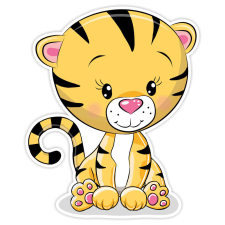 marko Falidekor habszivacs tigris SRP-032 tapéta, díszléc és más dekoráció