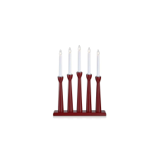 Markslojd Markslöjd MÅSESKÄR 5 Candlestick Wood  Red - MS-704176 világítás