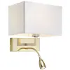 Markslojd Markslöjd SAVOY Kinkiet 2L Złoty/Biały - MS-106308