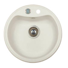 Marmorin Isao 1 medencés kerek gránit mosogatótálca, White 250 803 006 mosogatótálca
