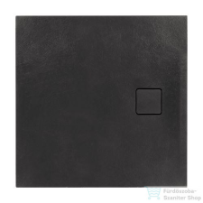 Marmy LOFT - 100x100 Zuhanytálca Cavalli Black kád, zuhanykabin