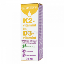 Marnys K2 D3 vitamin folyékony étrendkiegészítő 30 ml vitamin és táplálékkiegészítő