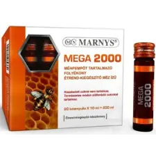  Marnys Mega 2000 Méhpempő Ivóampulla Méz 20x10ml vitamin és táplálékkiegészítő
