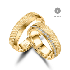 Marrya Gold 14 karátos Arany karikagyűrű pár - GB-040-14K-E gyűrű