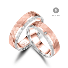 Marrya Gold 14 karátos Arany karikagyűrű pár - GB-042-14K-D gyűrű