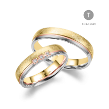 Marrya Gold 14 karátos Arany karikagyűrű pár - GB-049-14K-T gyűrű