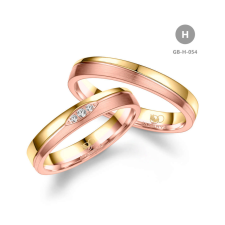 Marrya Gold 14 karátos Arany karikagyűrű pár - GB-054-14K-H gyűrű