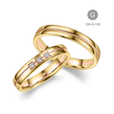 Marrya Gold 14 karátos Arany karikagyűrű pár - GB-109-14K-G gyűrű