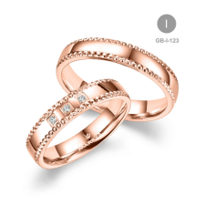 Marrya Gold 14 karátos Arany karikagyűrű pár - GB-123-14K-I gyűrű