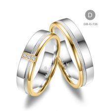 Marrya Gold 14 karátos Arany karikagyűrű pár - GB-136-8K-D gyűrű