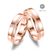 Marrya Gold 14 karátos Arany karikagyűrű pár - GB-136-8K-P gyűrű