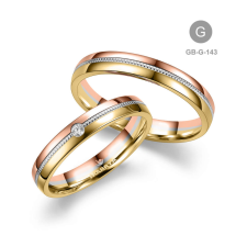 Marrya Gold 14 karátos Arany karikagyűrű pár - GB-143-14K-G gyűrű