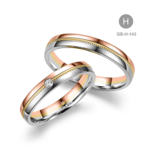 Marrya Gold 14 karátos Arany karikagyűrű pár - GB-143-18K-H gyűrű