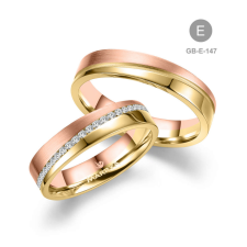 Marrya Gold 14 karátos Arany karikagyűrű pár - GB-147-8K-E gyűrű